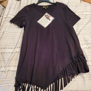 NWT Serena Williams Tunic Fringe Top